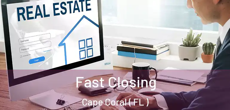  Fast Closing Cape Coral ( FL )