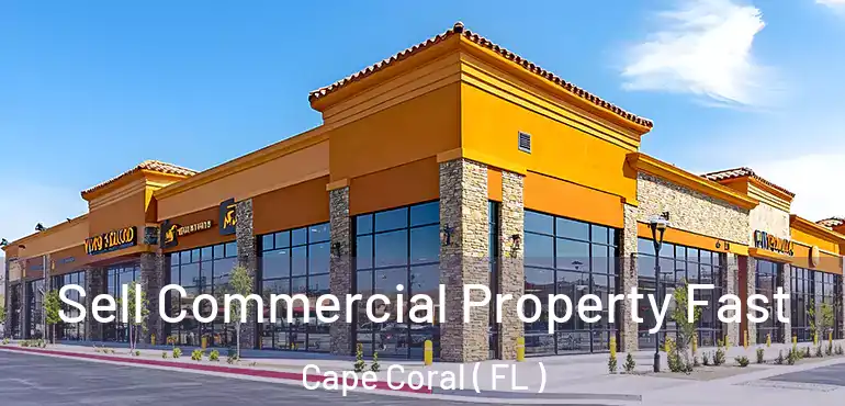 Sell Commercial Property Fast Cape Coral ( FL )