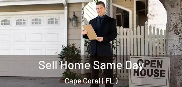  Sell Home Same Day Cape Coral ( FL )