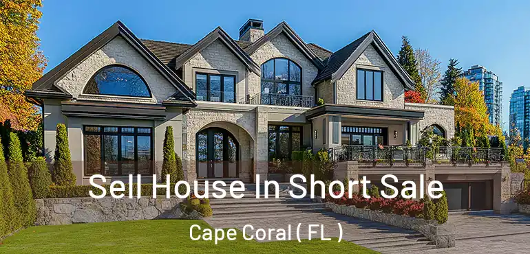 Sell House In Short Sale Cape Coral ( FL )